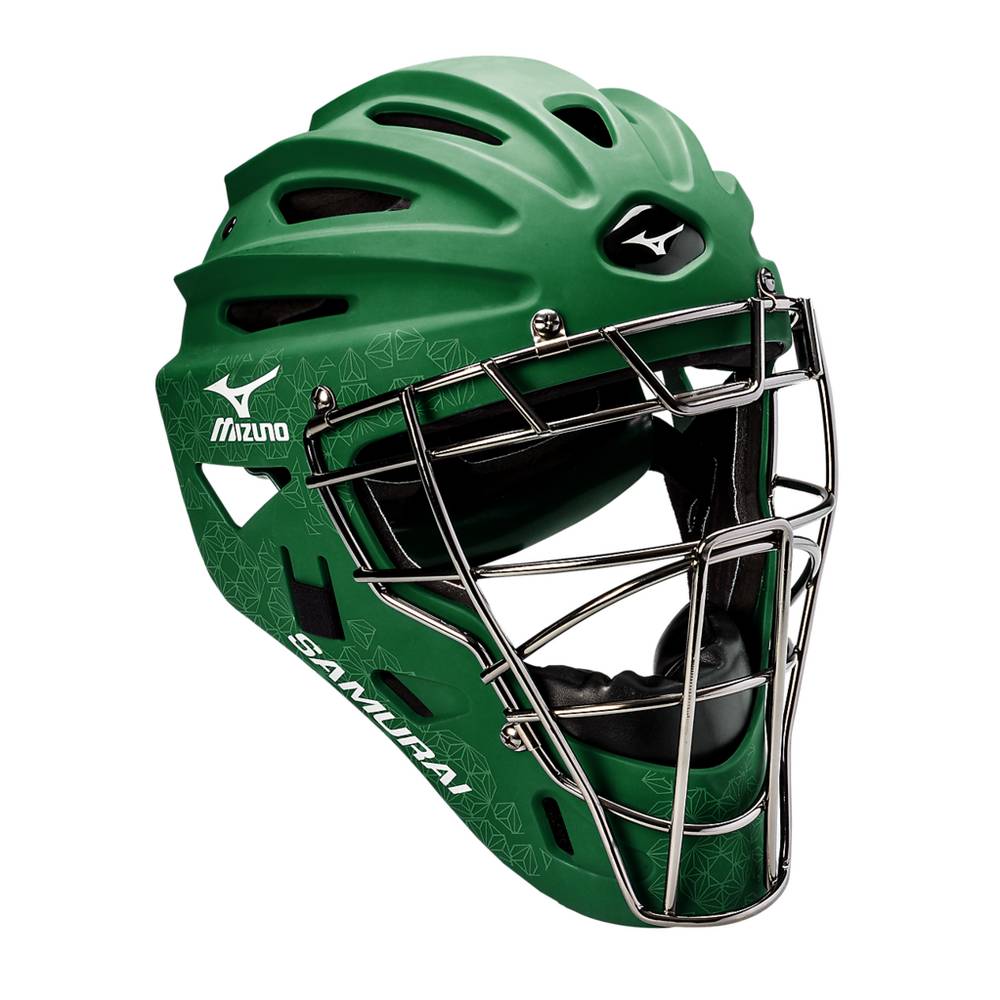 Casco Mizuno Samurai Fastpitch - G4 Mujer Verde Baratas JKVA-63879